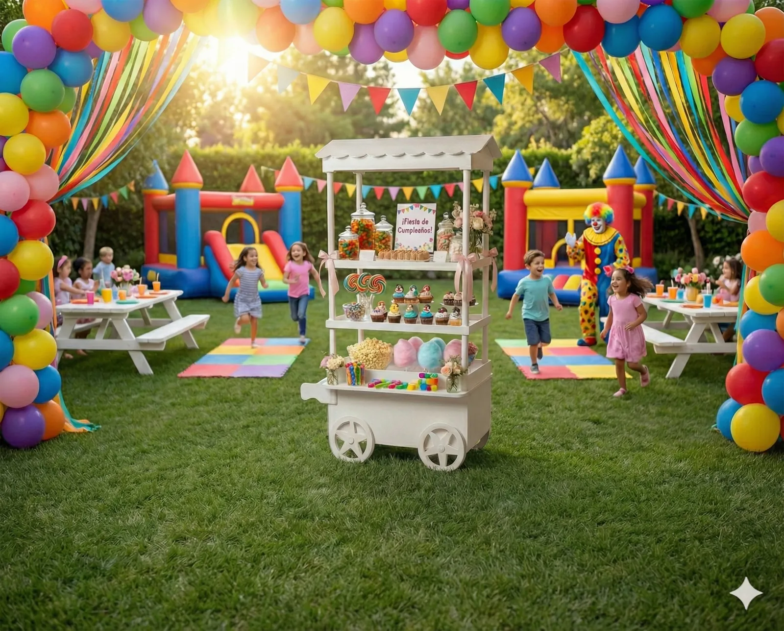 Mesa de dulces artesanal de Panera Signature en Puebla